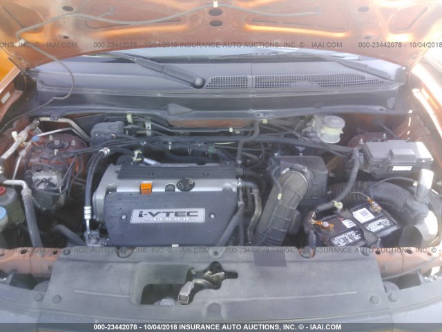 5J6YH18378L005636 - 2008 HONDA ELEMENT LX ORANGE photo 10