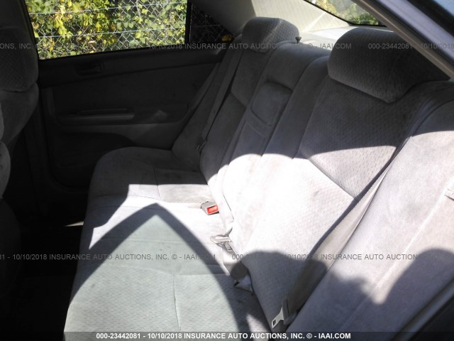 4T1BE32K63U691957 - 2003 TOYOTA CAMRY LE/XLE/SE GREEN photo 8