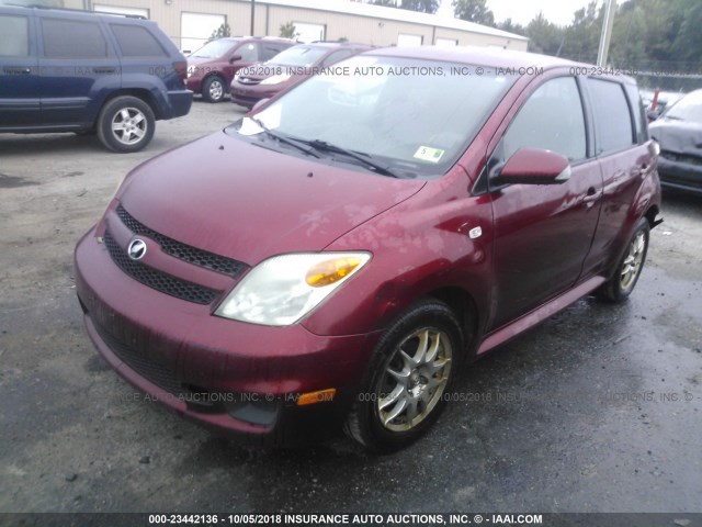 JTKKT624265010665 - 2006 TOYOTA SCION XA წითელი ფოტო 2