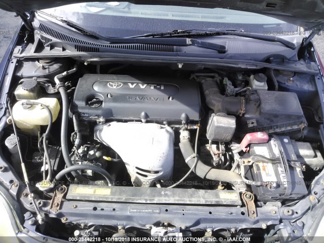 JTKDE177160109631 - 2006 TOYOTA SCION TC 蓝色 照片 10