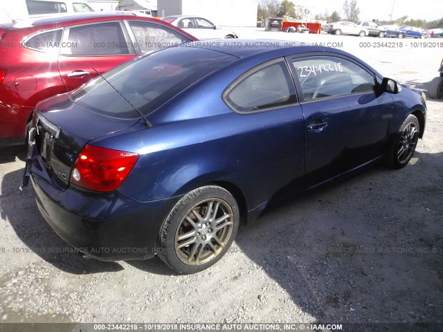 JTKDE177160109631 - 2006 TOYOTA SCION TC 蓝色 照片 4