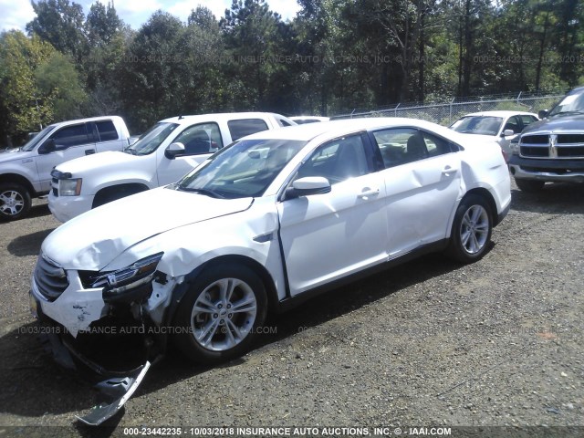 1FAHP2E85FG191901 - 2015 FORD TAURUS SEL WHITE photo 2