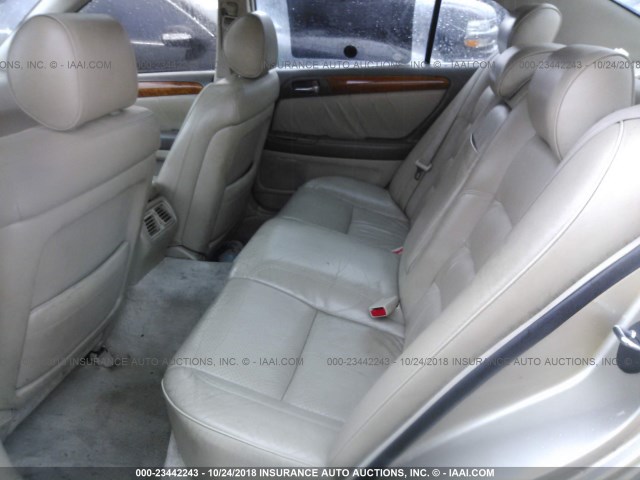 JT8BD68S8Y0114392 - 2000 LEXUS GS 300 TAN photo 8