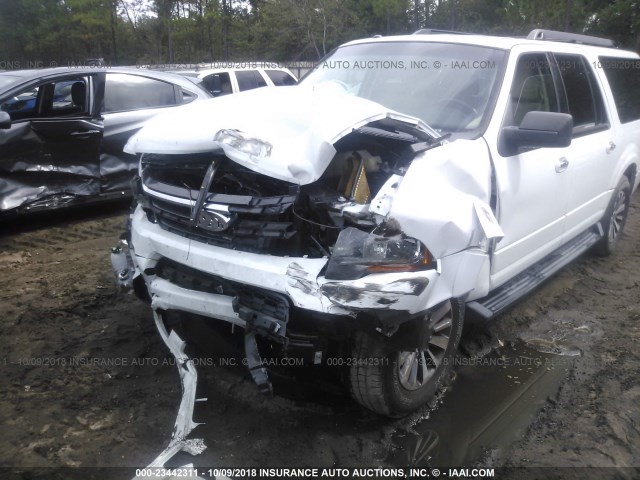 1FMJK1HT3FEF14922 - 2015 FORD EXPEDITION EL XLT/EL KING RANCH WHITE photo 6