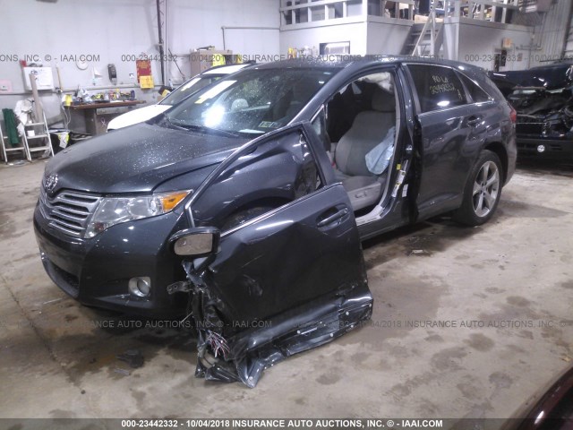 4T3BK3BB0CU065417 - 2012 TOYOTA VENZA LE/XLE/LIMITED GRAY photo 2