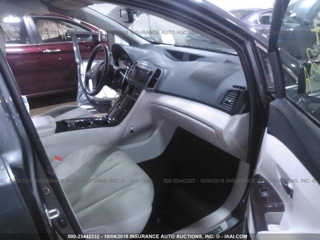 4T3BK3BB0CU065417 - 2012 TOYOTA VENZA LE/XLE/LIMITED GRAY photo 5