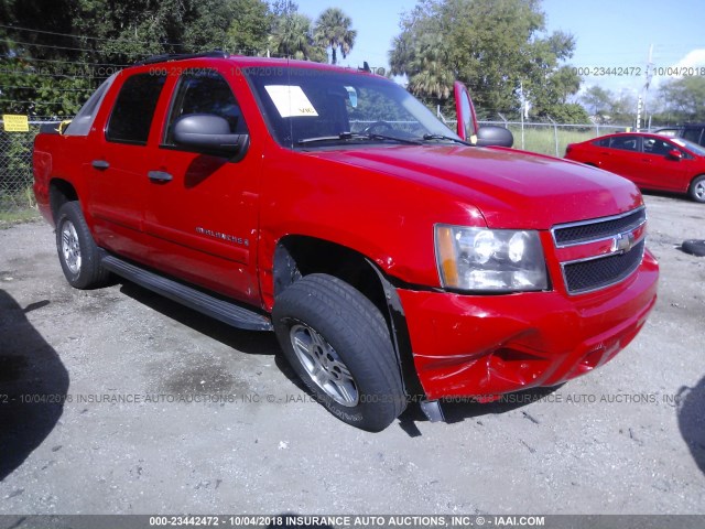 3GNEC12JX8G182992 - 2008 CHEVROLET AVALANCHE C1500 RED photo 1