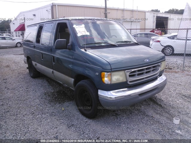 1FMEE11L4VHB43365 - 1997 FORD ECONOLINE E150 GREEN photo 1