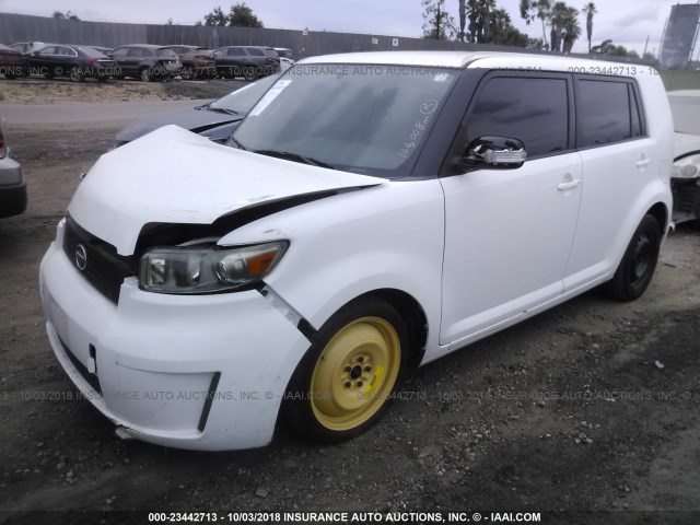 JTLKE50E681058790 - 2008 TOYOTA SCION XB Blanco foto 2