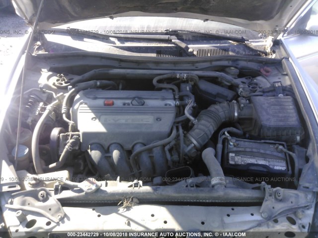 1HGCP26899A104884 - 2009 HONDA ACCORD EXL SILVER photo 10