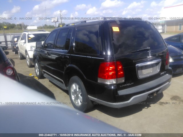 5LMEU78H43ZJ38937 - 2003 LINCOLN AVIATOR BLACK photo 3