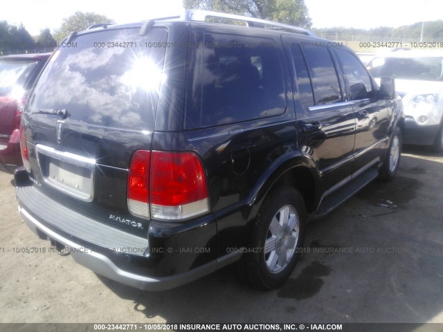 5LMEU78H43ZJ38937 - 2003 LINCOLN AVIATOR BLACK photo 4