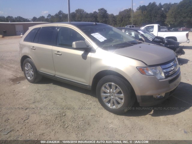 2FMDK39C67BB02403 - 2007 FORD EDGE SEL PLUS BEIGE photo 1