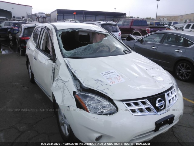 JN8AS5MV6DW146850 - 2013 NISSAN ROGUE S/SV WHITE photo 6