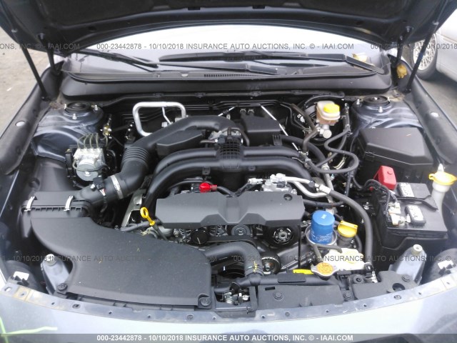 4S3BNAK67H3067366 - 2017 SUBARU LEGACY 2.5I LIMITED GRAY photo 10