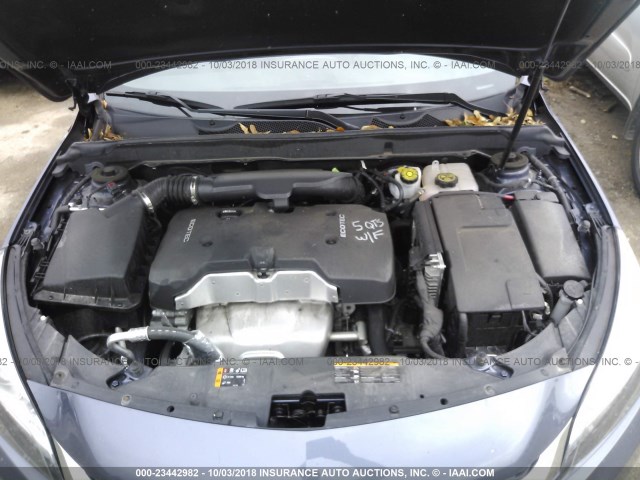 1G11C5SL0EF221076 - 2014 CHEVROLET MALIBU 1LT BLUE photo 10