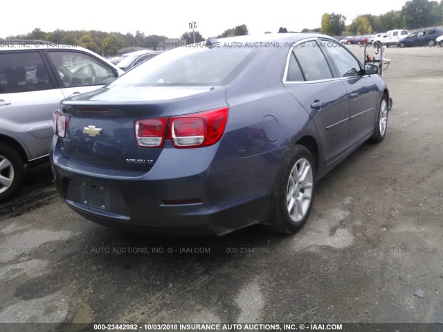 1G11C5SL0EF221076 - 2014 CHEVROLET MALIBU 1LT BLUE photo 4