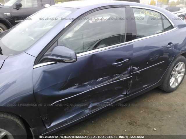 1G11C5SL0EF221076 - 2014 CHEVROLET MALIBU 1LT BLUE photo 6