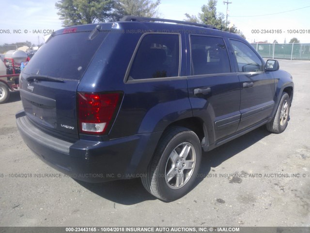 1J4GR48KX5C721217 - 2005 JEEP GRAND CHEROKEE LAREDO/COLUMBIA/FREEDOM 蓝色 照片 4