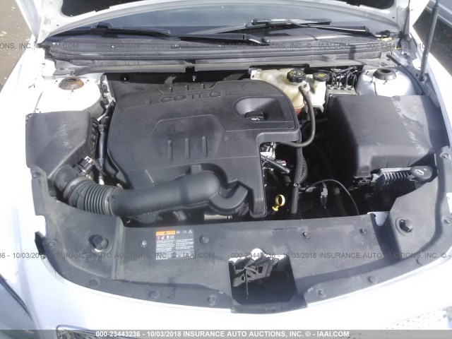 1G1ZE5EU6CF376147 - 2012 CHEVROLET MALIBU LTZ 白色 照片 10
