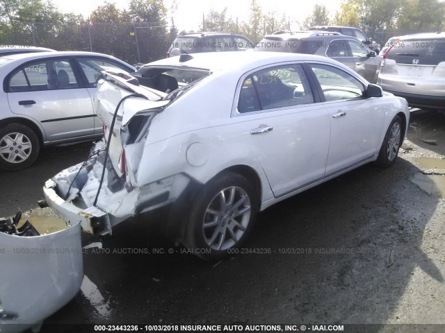 1G1ZE5EU6CF376147 - 2012 CHEVROLET MALIBU LTZ 白色 照片 4