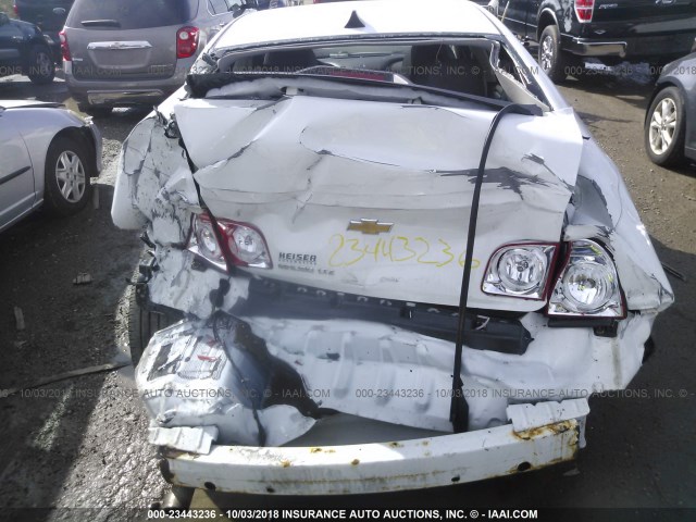 1G1ZE5EU6CF376147 - 2012 CHEVROLET MALIBU LTZ 白色 照片 6