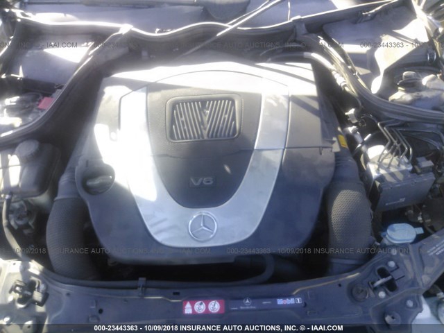 WDBRF54H46A826421 - 2006 MERCEDES-BENZ C GENERATION 2006 280 BLACK photo 10