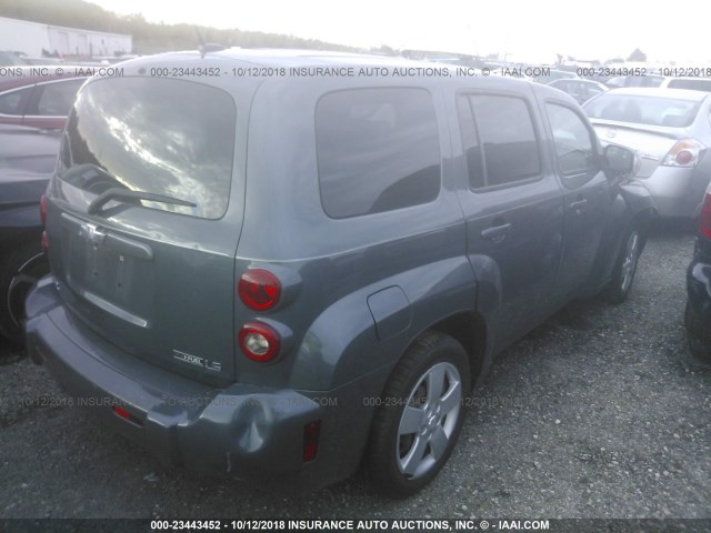 3GNCA13B69S589341 - 2009 CHEVROLET HHR LS Gris foto 4
