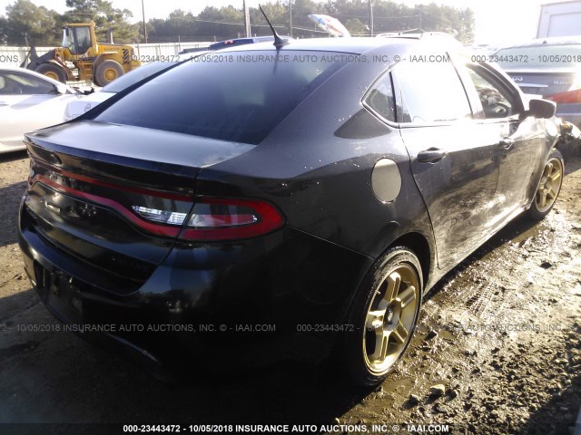 1C3CDFBA8DD333303 - 2013 DODGE DART SXT BLACK photo 4