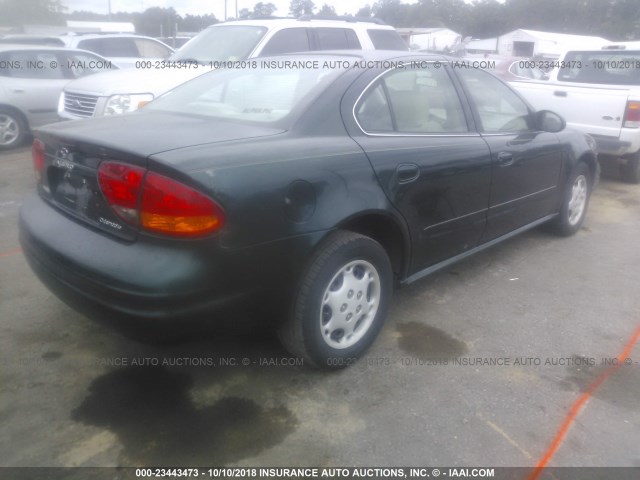 1G3NL52F03C308199 - 2003 OLDSMOBILE ALERO GL GREEN photo 4