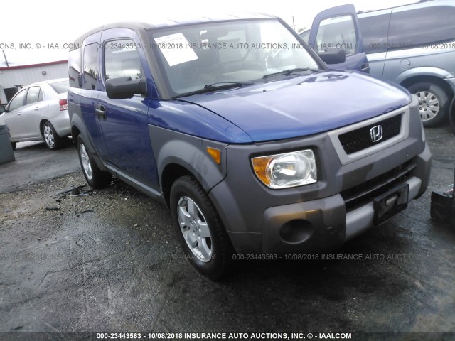 5J6YH28584L016226 - 2004 HONDA ELEMENT EX BLUE photo 1