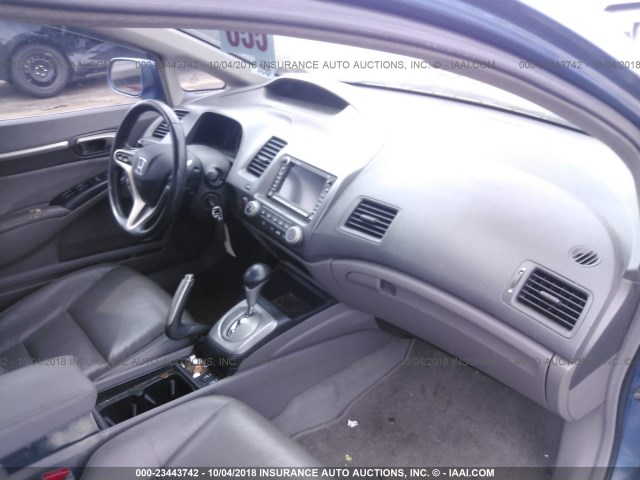 19XFA16999E004006 - 2009 HONDA CIVIC EXL 蓝色 照片 5