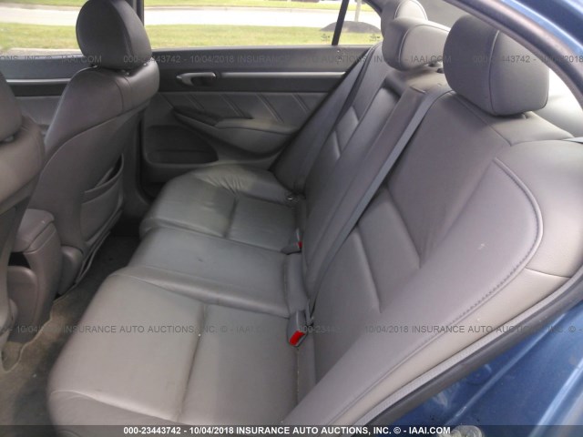 19XFA16999E004006 - 2009 HONDA CIVIC EXL 蓝色 照片 8