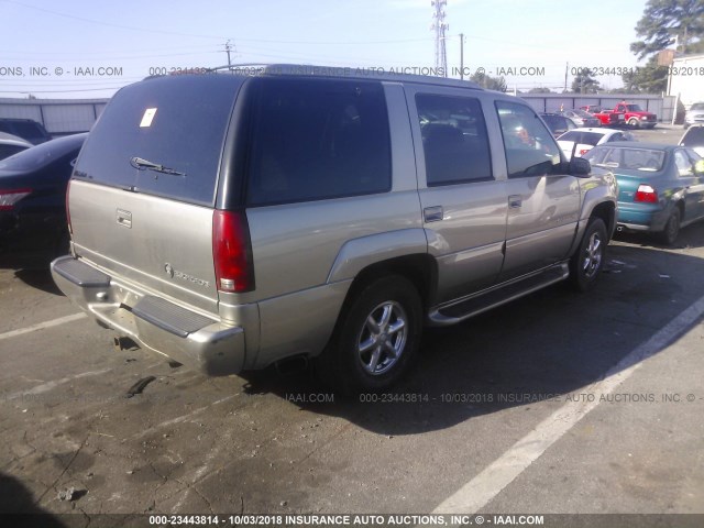 1GYEK13R4YR100507 - 2000 CADILLAC ESCALADE GOLD photo 4