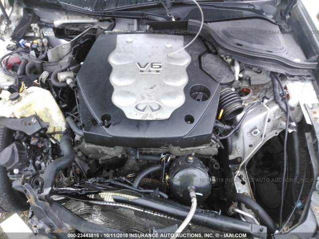 JNKAY01F97M462218 - 2007 INFINITI M35 SPORT SILVER photo 10