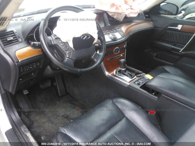 JNKAY01F97M462218 - 2007 INFINITI M35 SPORT SILVER photo 5