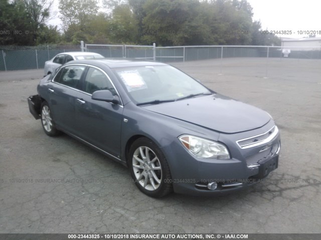1G1ZK577684183533 - 2008 CHEVROLET MALIBU LTZ 灰色 照片 1