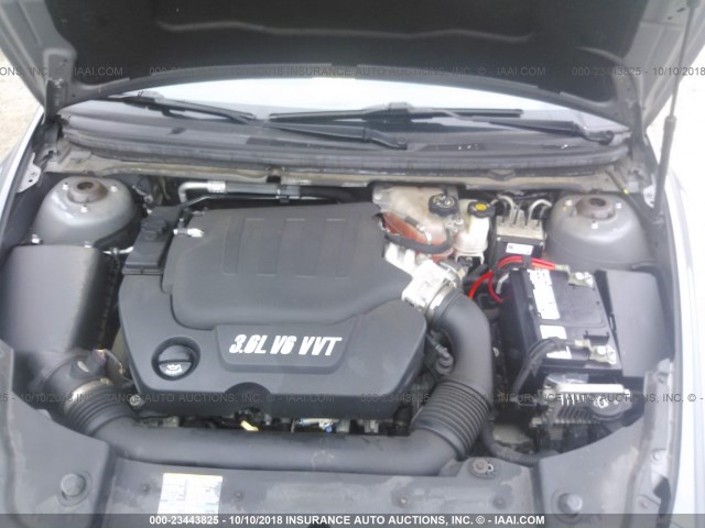 1G1ZK577684183533 - 2008 CHEVROLET MALIBU LTZ 灰色 照片 10