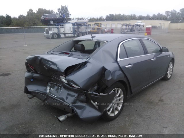 1G1ZK577684183533 - 2008 CHEVROLET MALIBU LTZ 灰色 照片 4