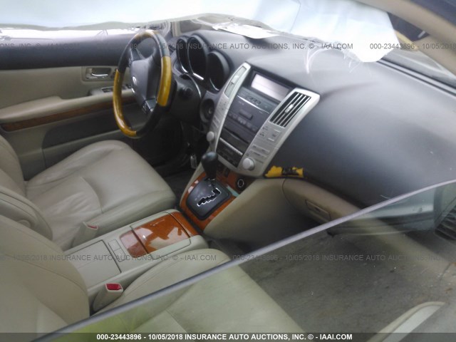 JTJHW31U972023440 - 2007 LEXUS RX 400H BLACK photo 5