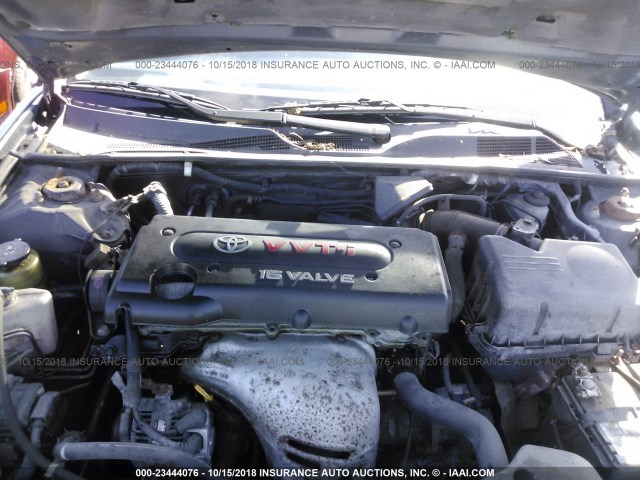 4T1BE30K63U665877 - 2003 TOYOTA CAMRY LE/XLE/SE Light Blue photo 10