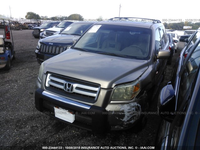 5FNYF18537B017149 - 2007 HONDA PILOT TAN photo 2