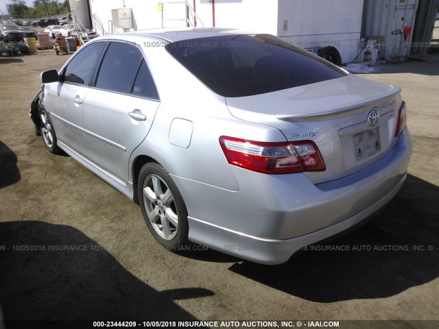 4T1BE46K77U722655 - 2007 TOYOTA CAMRY NEW GENERAT CE/LE/XLE/SE SILVER photo 3