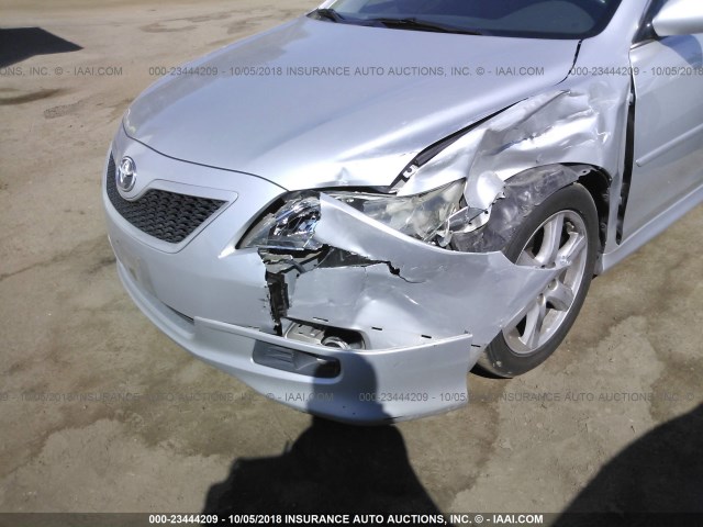 4T1BE46K77U722655 - 2007 TOYOTA CAMRY NEW GENERAT CE/LE/XLE/SE SILVER photo 6