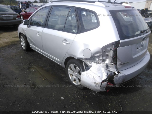 KNAFG526277112057 - 2007 KIA RONDO LX/EX SILVER photo 6