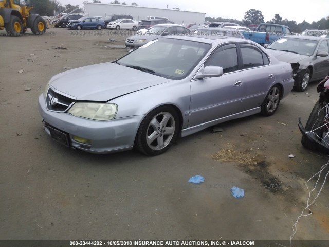 19UUA56812A003013 - 2002 ACURA 3.2TL TYPE-S SILVER photo 2