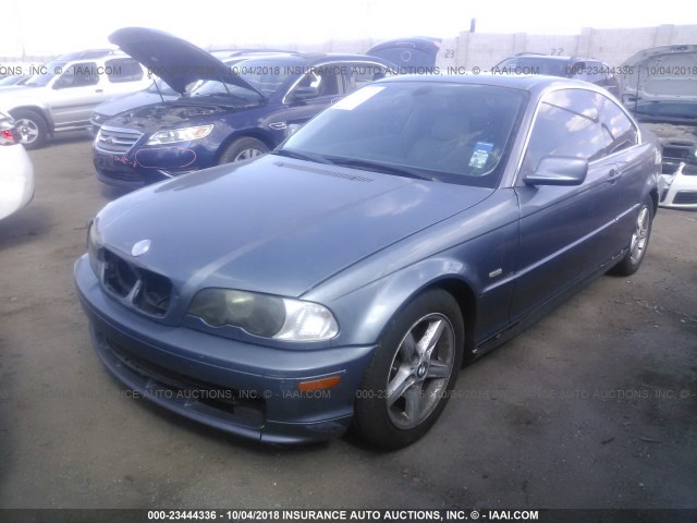 WBABM5347YJN91679 - 2000 BMW 328 CI GRAY photo 2