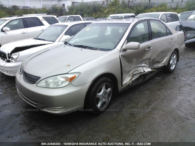4T1BE32K82U591082 - 2002 TOYOTA CAMRY LE/XLE/SE TAN photo 2