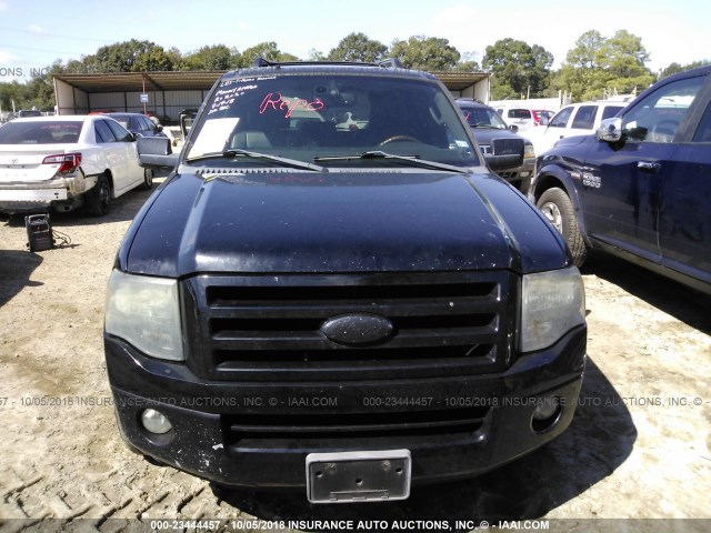 1FMFU19509LA14460 - 2009 FORD EXPEDITION LIMITED BLACK photo 6