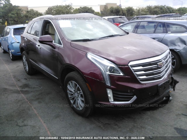 1GYKNBRS9HZ144769 - 2017 CADILLAC XT5 LUXURY RED photo 1